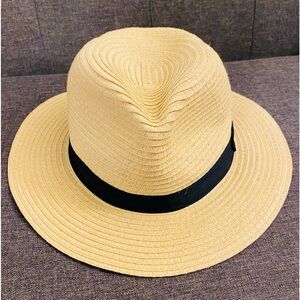 LOFT Fedora Style Packable Straw Hat